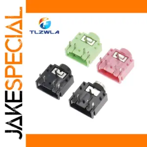 PCB-mounted 3.5mm Stereo Jack Connector Set