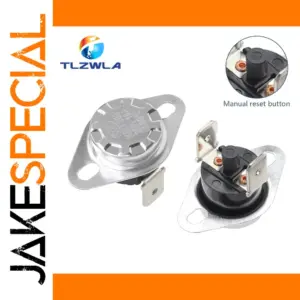 Set of 10 Manual Reset Thermal Switches 40°C-150°C