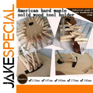 Handcrafted Maple & Iron Deep-Throat Clamp