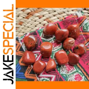 Natural Red Jasper Tumbled Stones, 100g
