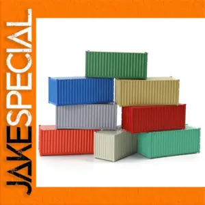 Colorful 20' Container Set for HO Scale Layout