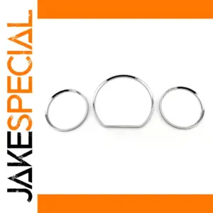 Mercedes-Benz W210 W208 Chrome Gauge Ring Set