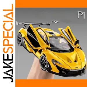 Vibrant Yellow 1:24 Scale Supercar Model
