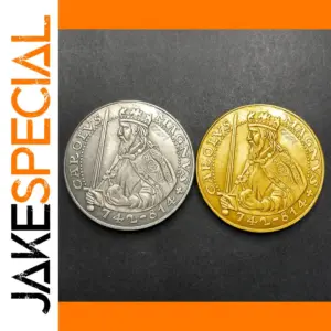 Vintage European-Style Commemorative Coin 36mm