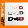 Toyota D4D 3D Metal Emblem Badge 9.7cm