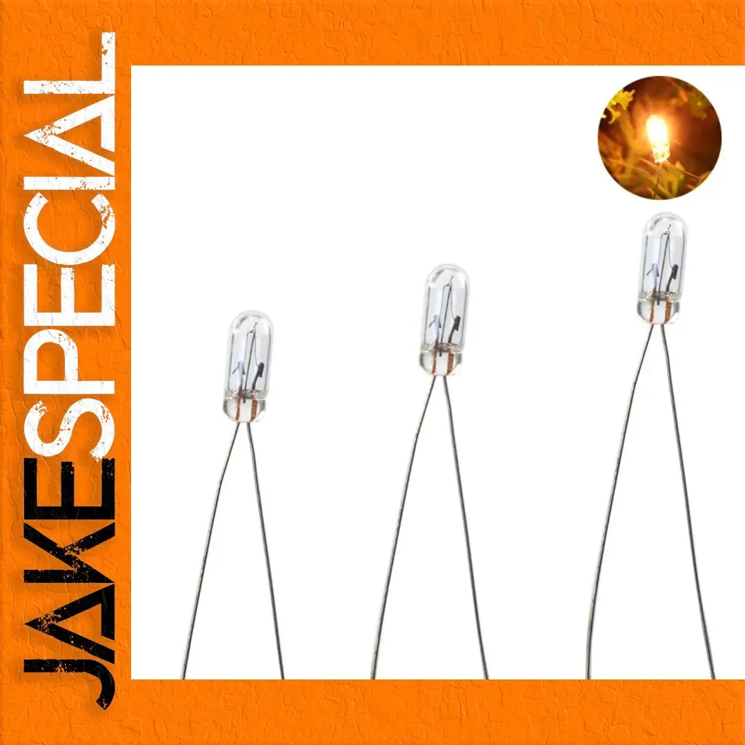 Miniature 12V 60mA Clear Bulbs (Pack of 100) 1 Miniature 12V 60mA Clear Bulbs (Pack of 100)