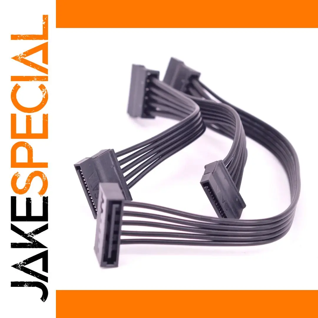 SATA Power Extension Cable 50cm 1:4 Split 1 SATA Power Extension Cable 50cm 1:4 Split