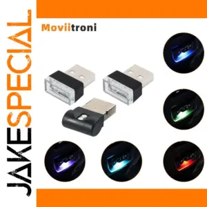 USB RGB Interior LED Lights Pack of Two