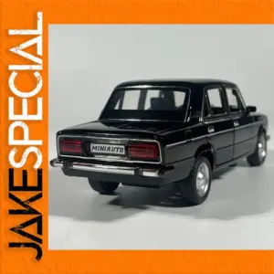 Vintage Black Diecast Car Model 1:24 Scale