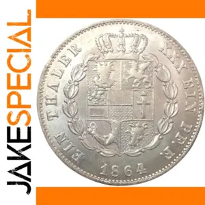 1864 Mecklenburg Thaler Replica Coin