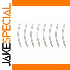 Stainless Steel Curved Watch Spring Bars Set