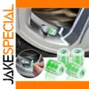 Fluorescent Green Valve Caps for Vehicles