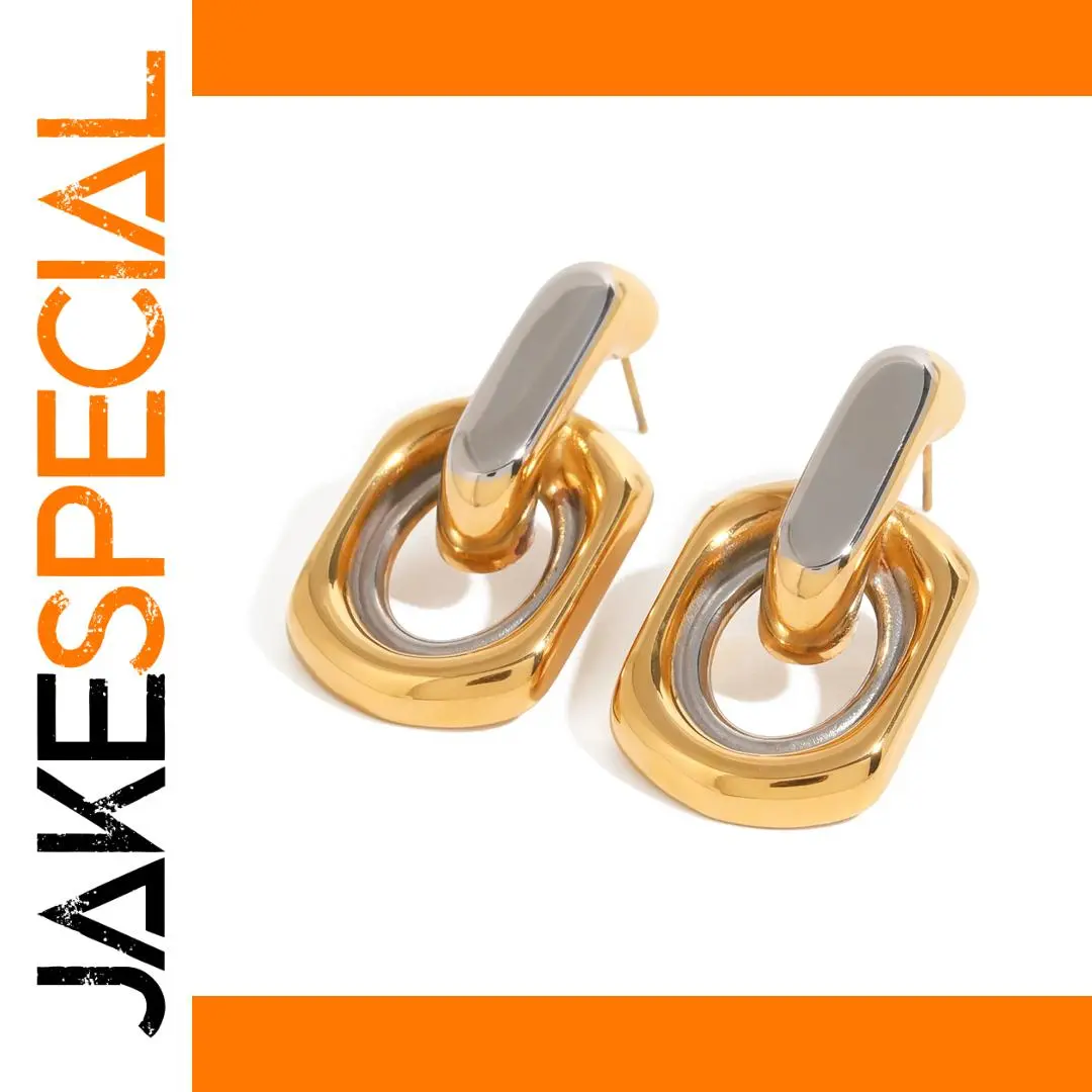 Modern Stainless Steel Geometric Earrings 1 Modern Stainless Steel Geometric Earrings