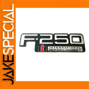 F250 International Diesel Emblem Badge