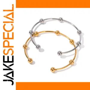 Stylish Stainless Steel Bracelets Set for Women