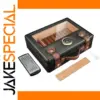 Travel Cigar Humidor with Glass Top