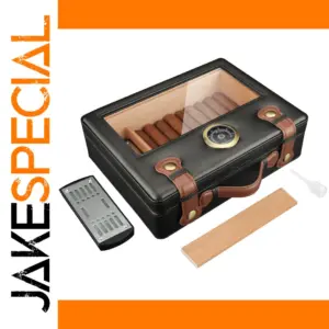 Travel Cigar Humidor with Glass Top