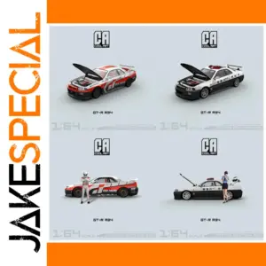 Nissan GT-R R34 1/64 Diecast Model Collectible