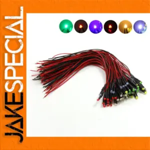 20-Pack Pre-wired Miniature LED Lamps for Models