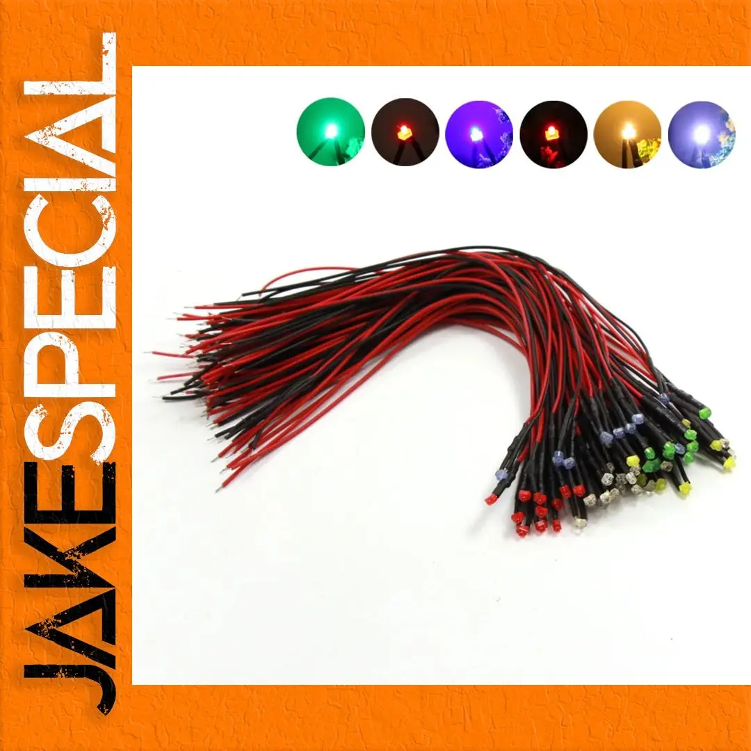 20-Pack Pre-wired Miniature LED Lamps for Models 1 20-Pack Pre-wired Miniature LED Lamps for Models