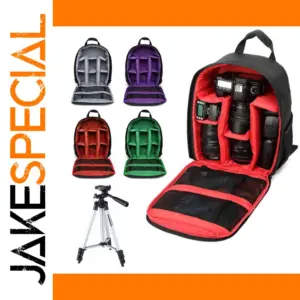Waterproof DSLR Camera Backpack for Outdoors