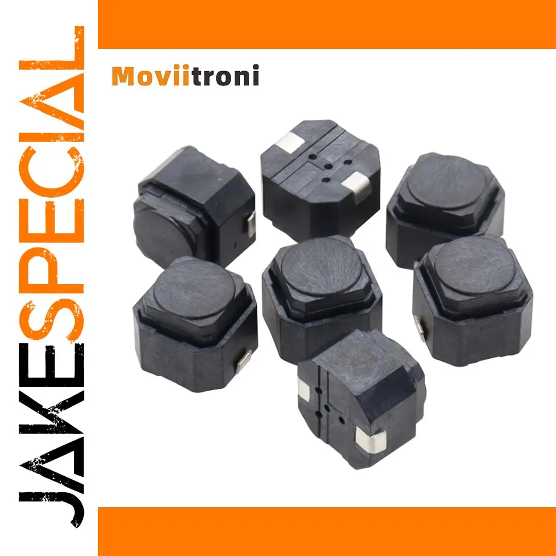 20-Pack Black Silent Tactile Switches for Devices 1 20-Pack Black Silent Tactile Switches for Devices