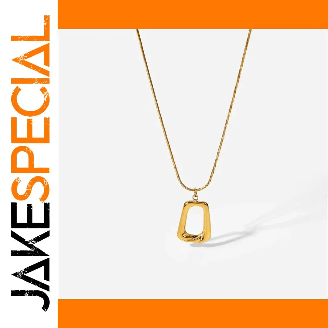 Stainless Steel Geometric Pendant Necklace 1 Stainless Steel Geometric Pendant Necklace