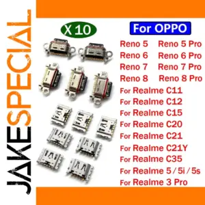 Micro USB Port Connectors Set for OPPO & Realme