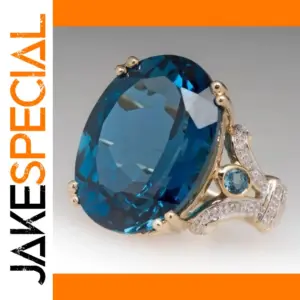 Oval Zircon Ring for Women in Silver or Gold