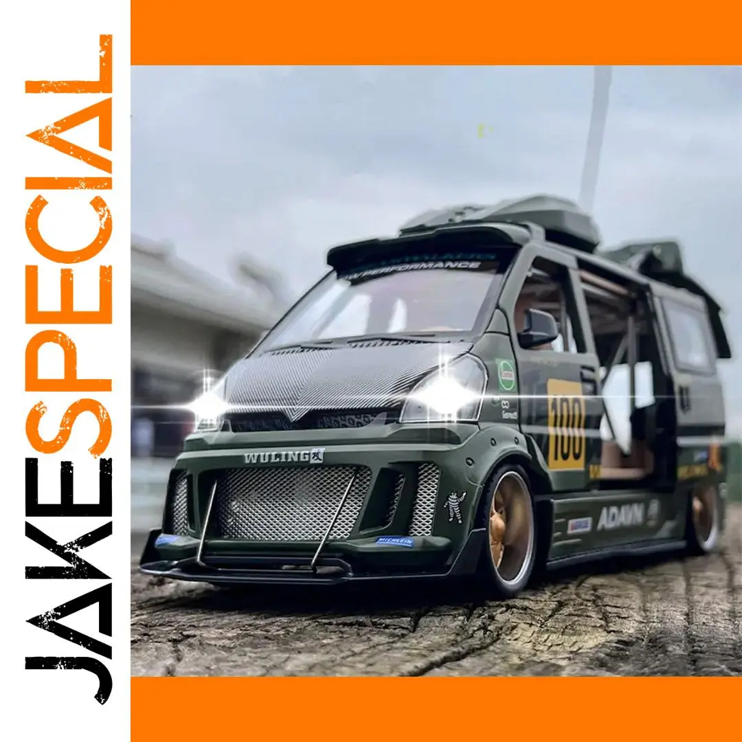 1:24 Wuling Alloy Track Race Car Model 1 1:24 Wuling Alloy Track Race Car Model