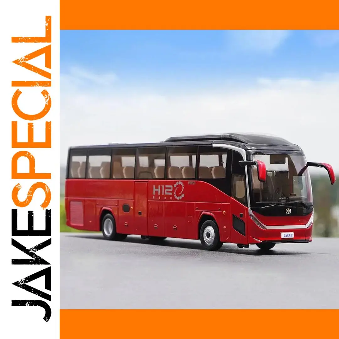 Zhongtong H12 Super Bus Diecast Model 1:36 Scale 1 Zhongtong H12 Super Bus Diecast Model 1:36 Scale