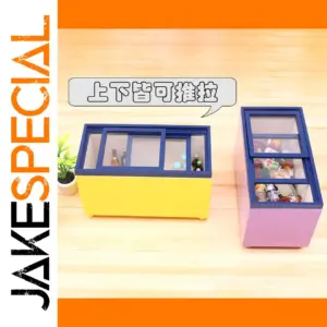 Colorful Miniature Dollhouse Freezers Set