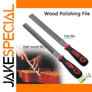 Dual-Shaped Guitar Wood Trimming File with 300 Mesh