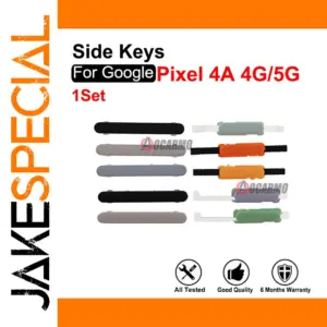 Colorful Replacement Side Buttons for Pixel 4A