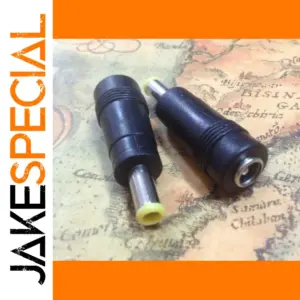 5.0x3.0mm Male to 5.5x2.1mm Female DC Power Plug