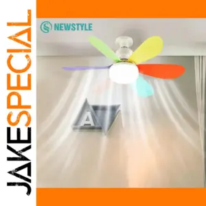 Colorful Modern Ceiling Fan with LED Light