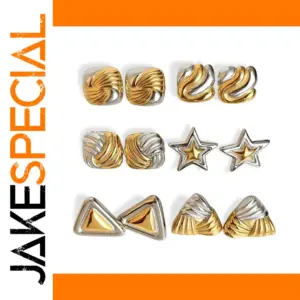 Modern Stainless Steel Geometric Earrings