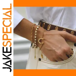 Gold Stainless Steel Women's Bracelet JDB0308001