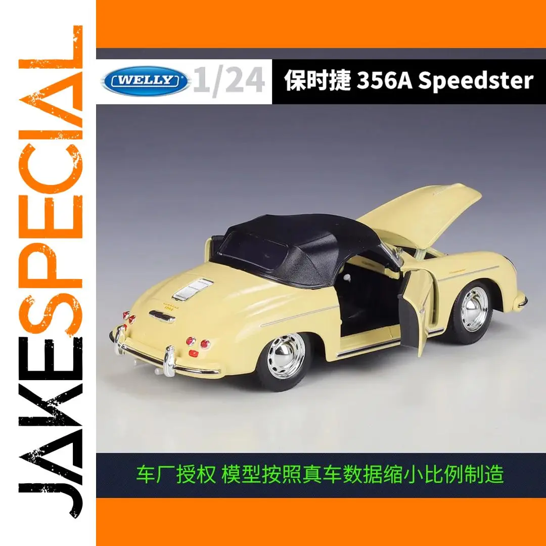 1:24 Porsche 356 A Speedster Diecast Model 1 1:24 Porsche 356 A Speedster Diecast Model