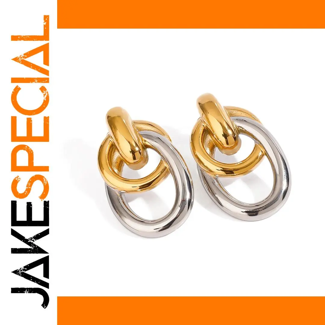 Modern Geometric Stainless Steel Earrings 1 Modern Geometric Stainless Steel Earrings