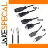 Versatile 1m Power Extension Cable for DIY Projects