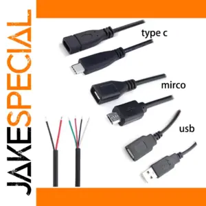 Versatile 1m Power Extension Cable for DIY Projects