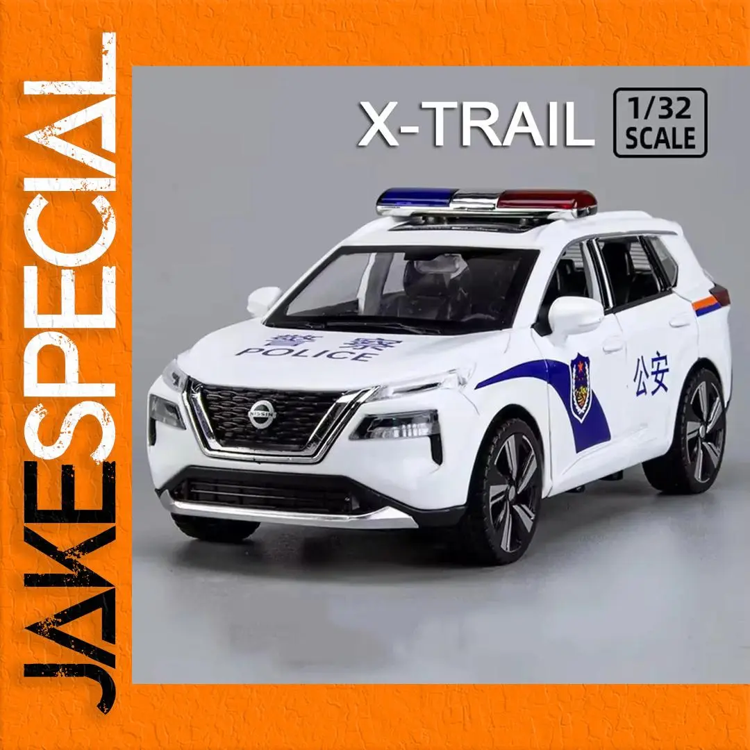 1:32 Scale Police Car Model with Light & Sound 1 1:32 Scale Police Car Model with Light & Sound