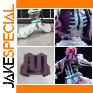 Purple 1/12 Scale Tactical Vest for Soldiers