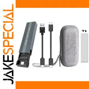 Dual Protocol M.2 SSD Enclosure with USB-C