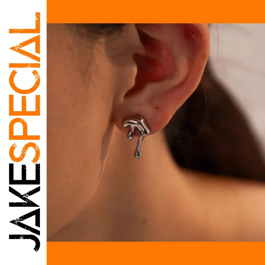 Stainless Steel Water-Drop Earrings 1 Stainless Steel Water-Drop Earrings