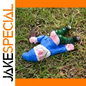 Playful Santa Claus Dwarf Garden Decor