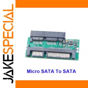 Micro SATA to SATA Adapter for SSD/HDD Connectivity