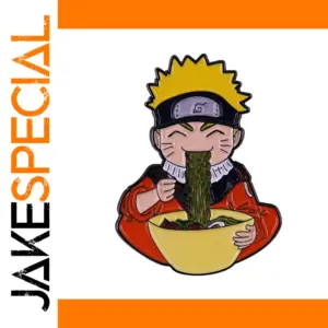 Naruto Ramen Anime Pin Brooch 30mm Copper