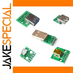 USB Micro Adapter Set for Circuit Projects